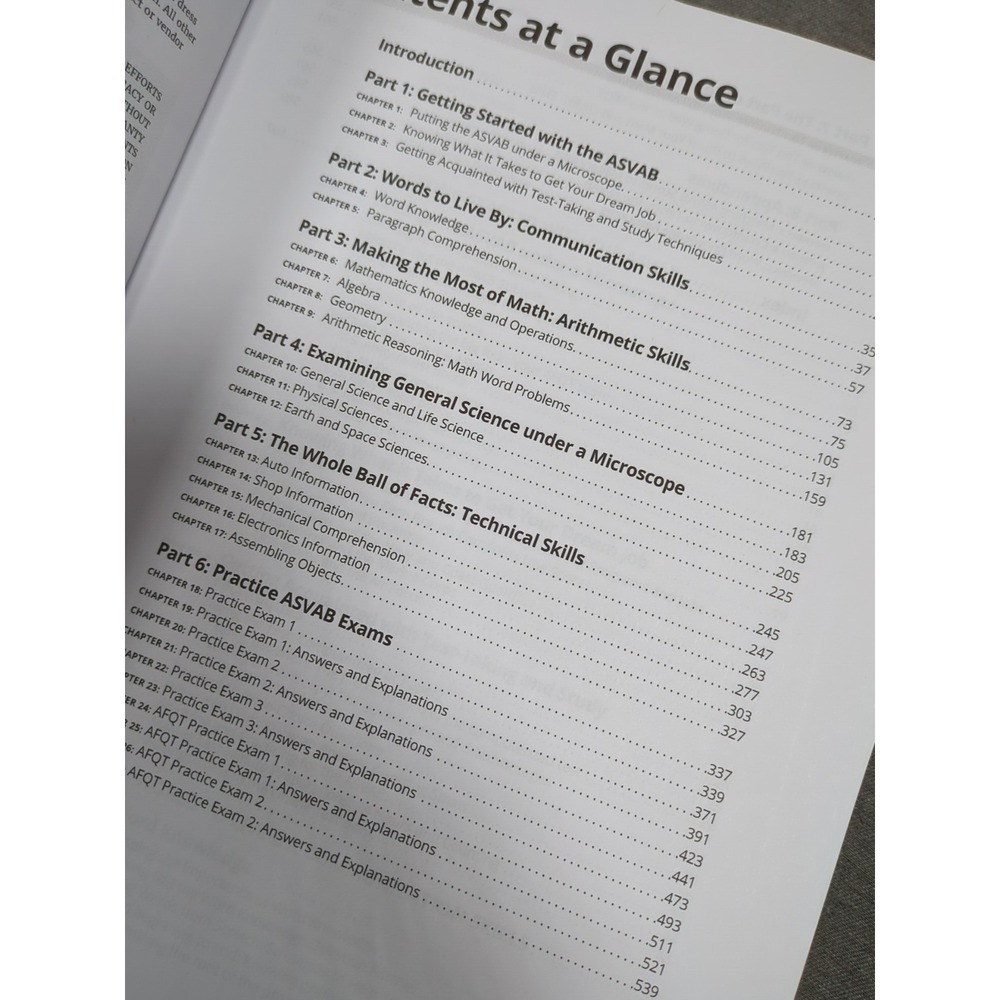 ASVAB For Dummies‎ 2022-2023 + Online Practice Tests, Video, Flashcards - Picture 15 of 16